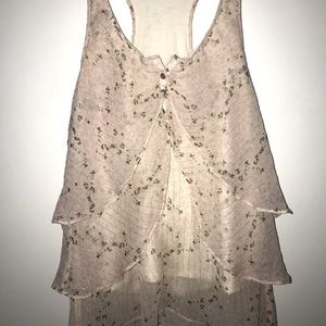 Ella Moss Layered Silk Tank